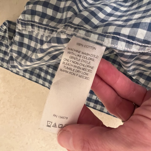 Vineyard Vines Sz 5 Blue Gingham Plaid Adorable charm in pint-sized perfection🦋 - Picture 7 of 10